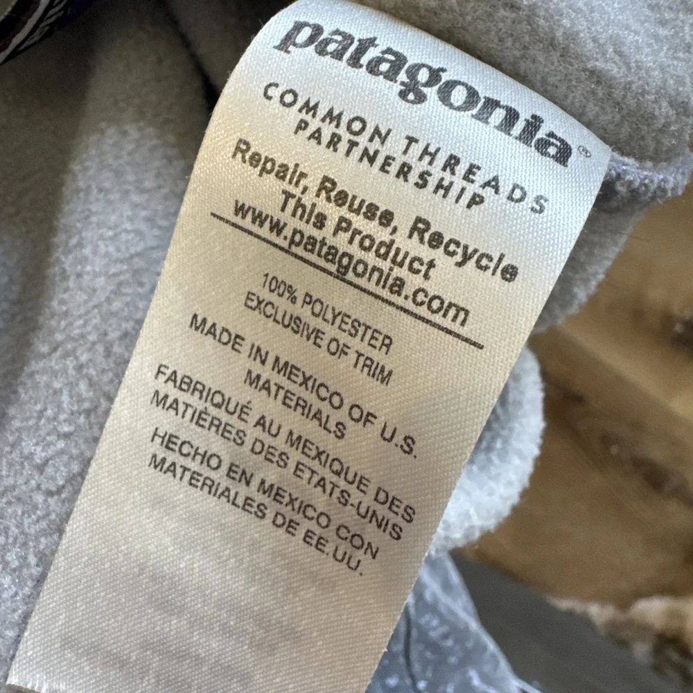 Patagonia Synchilla Snap-T Pullover Girls L 12 Purple‎ Jacket Fleece 65545